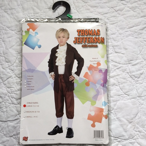 Thomas Jefferson-Child Costume